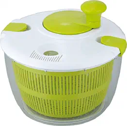 和平フレイズ サラダスピナー 野菜水切り器 キッチンアシスト 24cm 下ごしらえ 野菜 麺 マカロニ KR-7339の商品画像