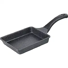 【Amazon.co.jp限定】超軽量 卵焼き器 14×19cm ダブルマーブルコート ガス火専用 ブラック 和平フレイズ ACM-9575の商品画像