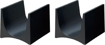 ライクイット ( like-it ) ワインラック 2P スタッキング可能 タンブラー収納 ブラック 約幅13.8x奥16x高12cm/1個あたり STK-12L 横置き 酸化防止 省スペースの商品画像