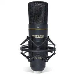 Marantz Professional USBコンデンサーマイク ゲーミング DTM DAW録音 配信用 ボーカル レコーディング ショックマウント、保管用ケース付属 マランツプロ MPM2000Uの商品画像