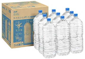 [Amazon限定ブランド] #like アサヒ おいしい水 天然水 ラベルレスボトル 2L×9本の商品画像