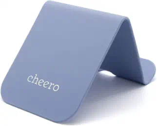 cheero CLIP Plus 万能 クリップ ボード シリコン スマホスタンド タブレットスタンド CHE-330 ブルーの商品画像