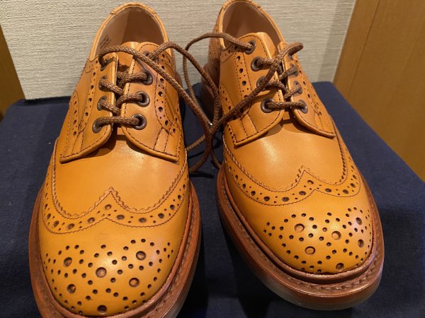 8万円の革靴を買いました。